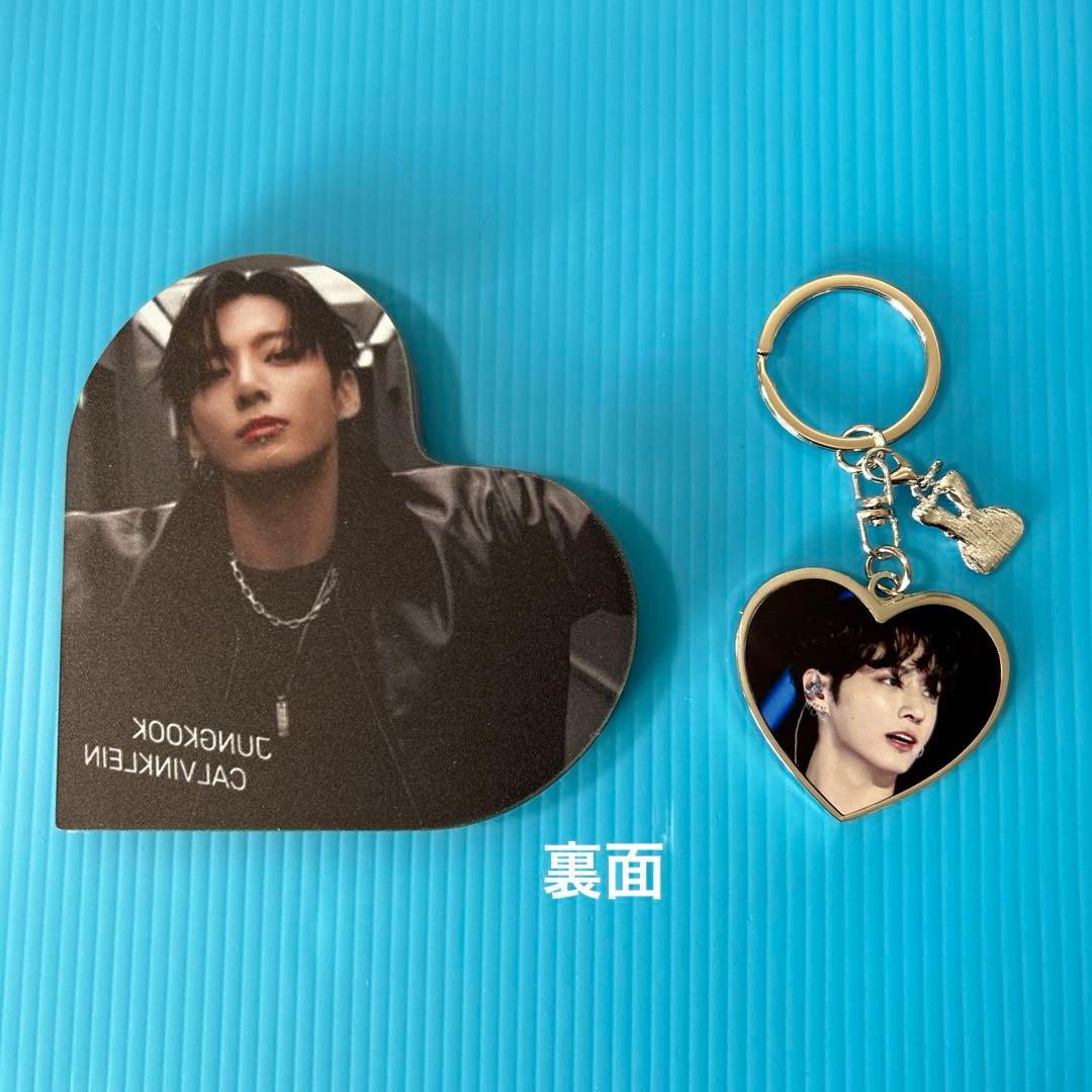 BTS Jungkook 両面ホログラムフォトカード・ロングステッカー