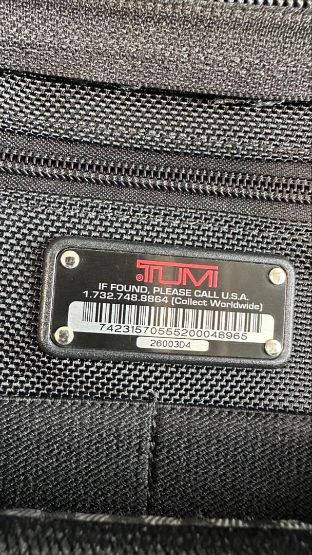 TUMI トラベルキャリー/BLK/26003D4
