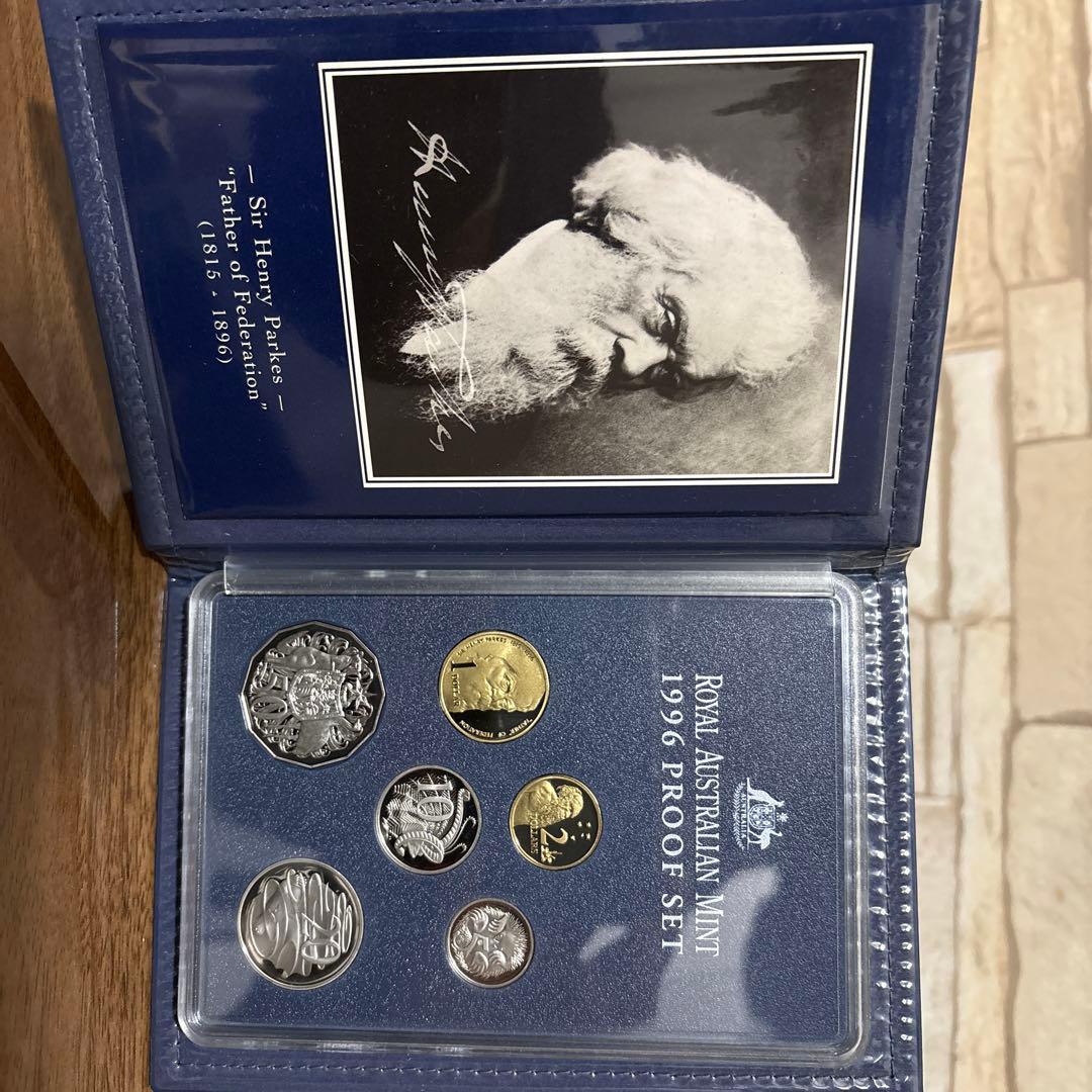 1996年 オーストラリア プルーフ 6種セット【連邦の父 記念硬貨入】