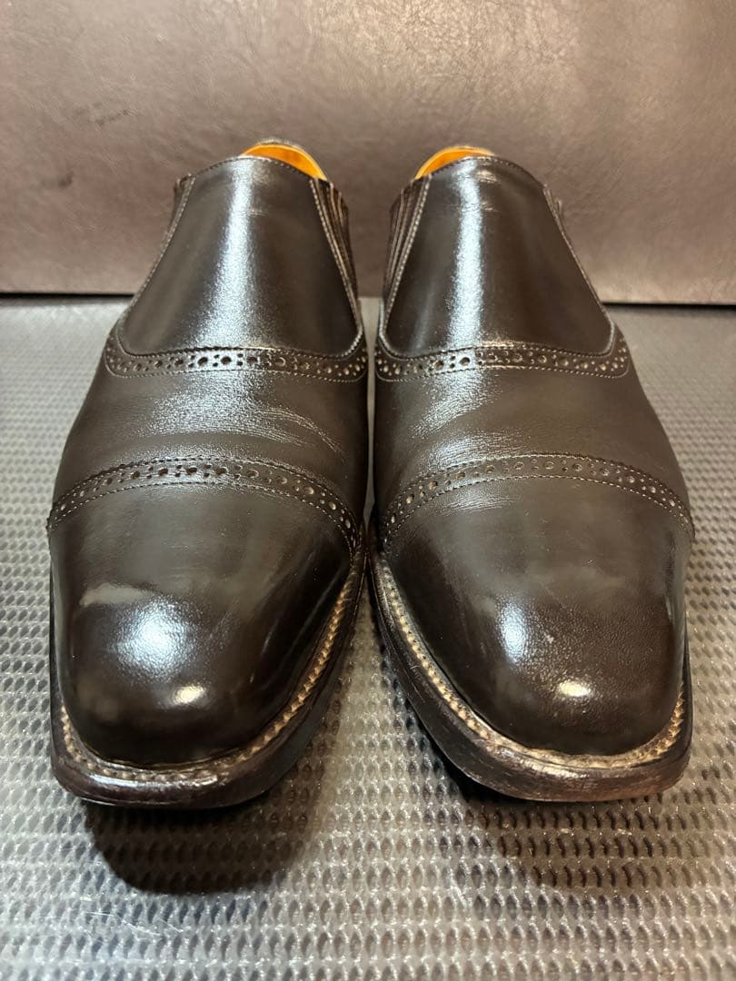 【極美品】 宮城興業 和創良靴 カスタムメイド レイジーマン 日本製 本革 濃茶