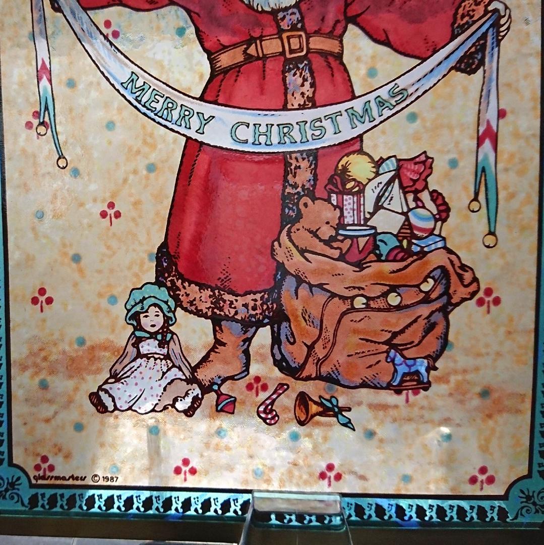 クリスマス ステンドグラス Father Christmasグラスマスターズ社