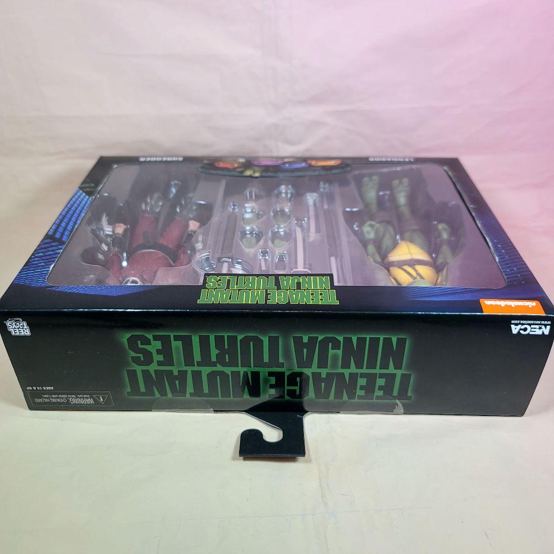 【NECA】新品 正規品 TMNT シュレッダー vs レオナルド フィギュア