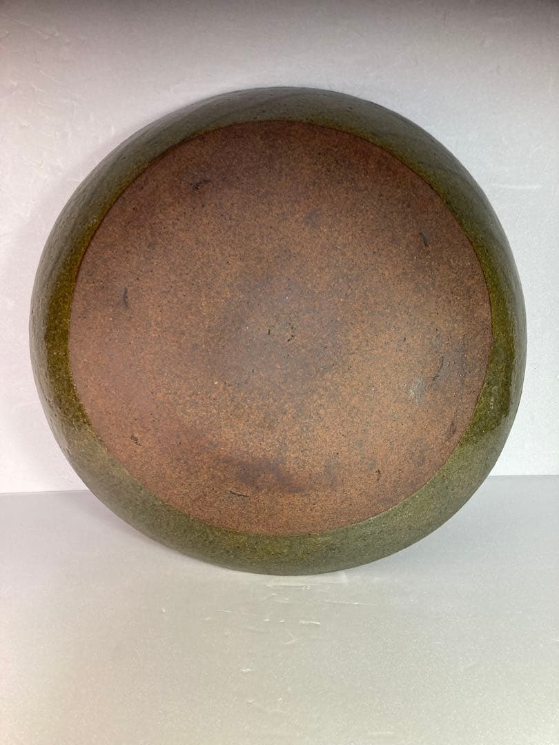舩木研児　鐵釉大鉢　布志名焼　民藝　舩木研兒　船木研児