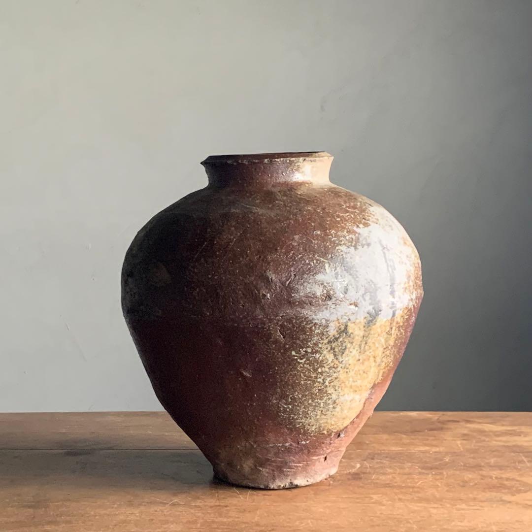 越前焼 壺 自然釉 古美術 古道具 アンティーク