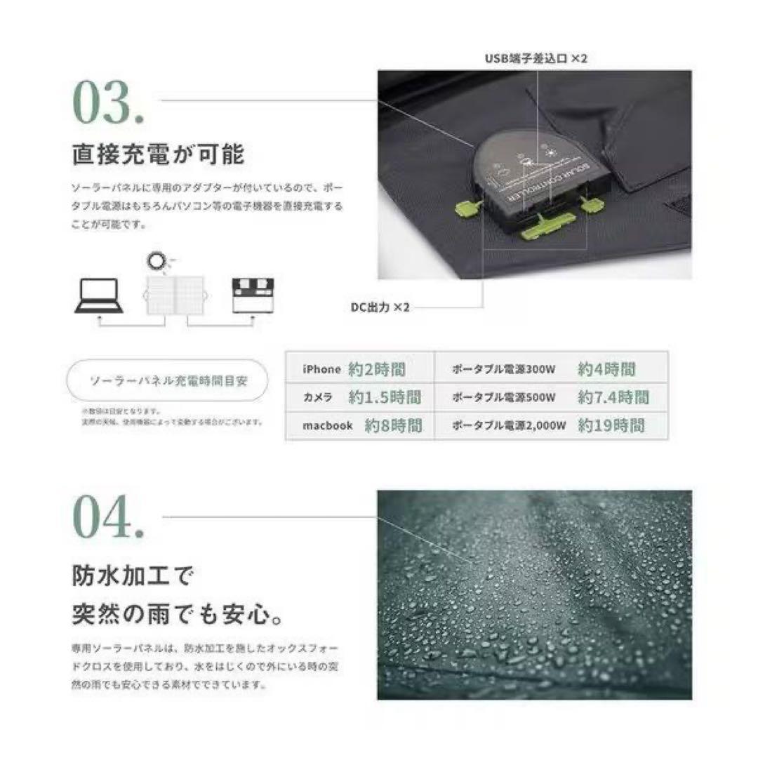 POWER STAR ポータブル電源 1700Wh 2000w ソーラーパネル付