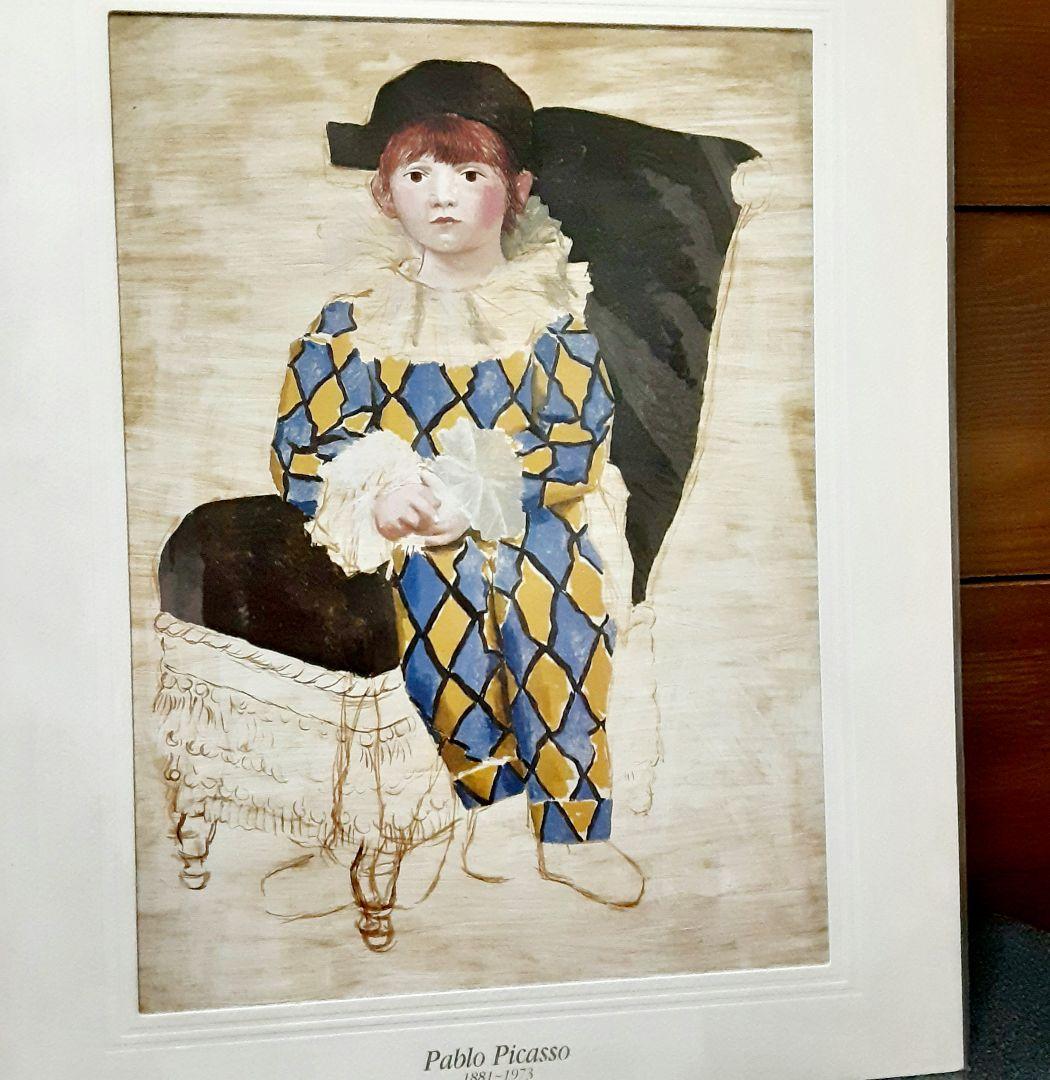 ピカソ・パブロ 《アルルカンに扮したパウロ》未開封 絵画