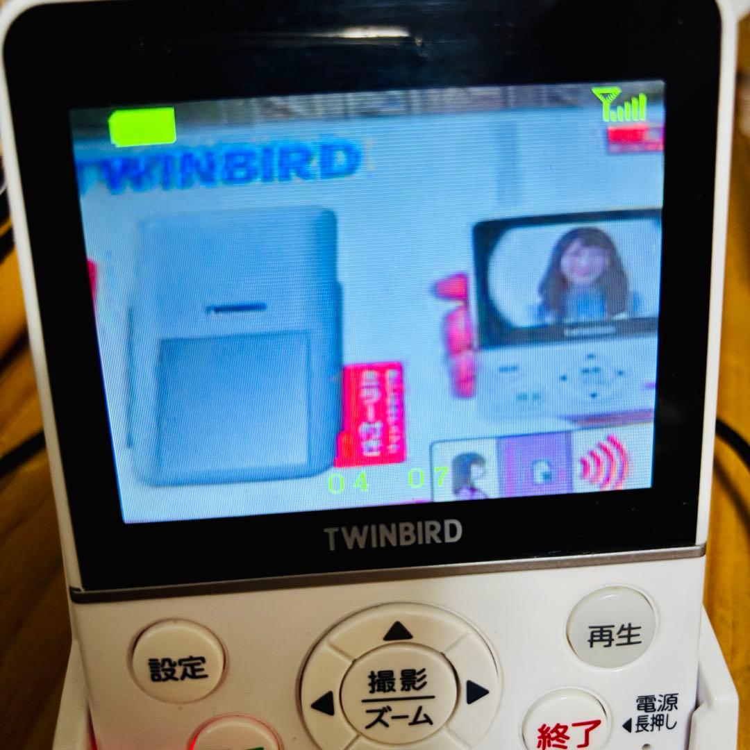 【TWINBIRD】ワイヤレス　ドアスコープ　モニター VC-J560 ドナタ
