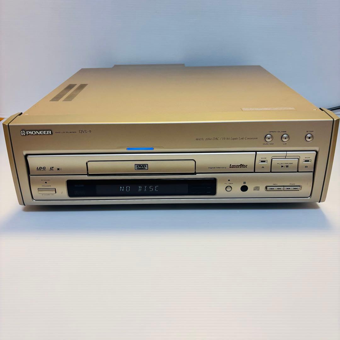 動作品 Pioneer DVL-9 純正リモコン付き