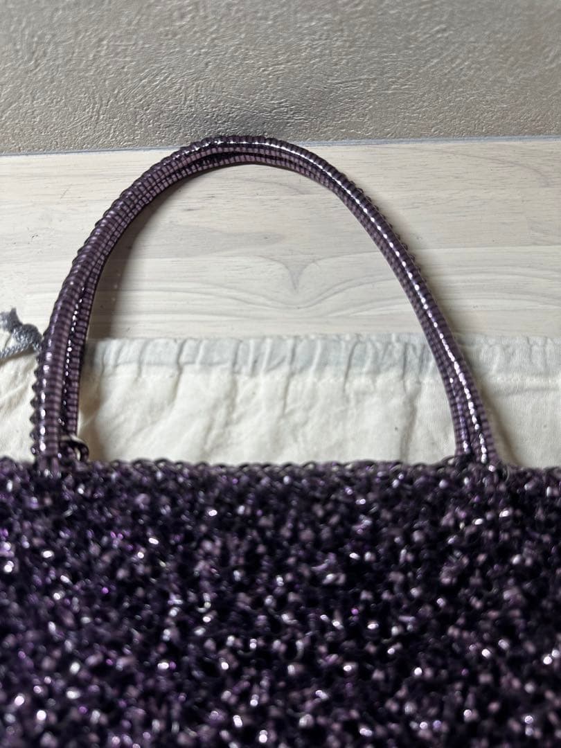 【チャーム付】アンテプリマ ANTEPRIMA スクエアラージ パープル