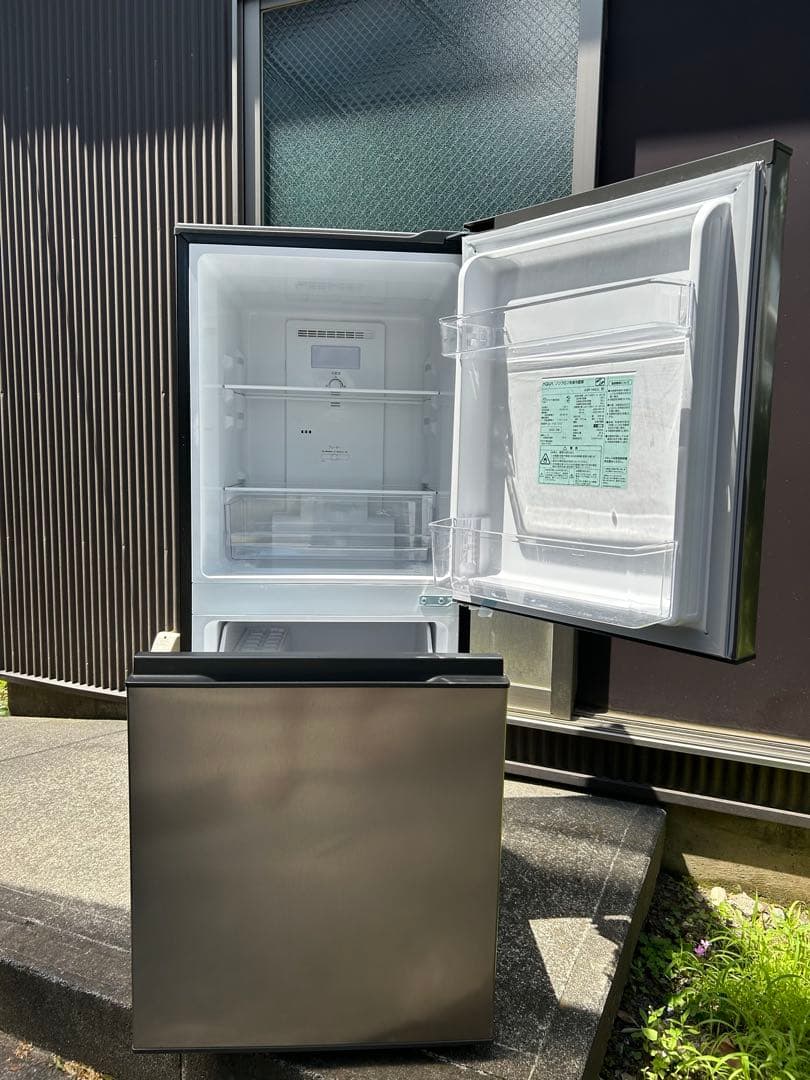 2023年製 AQUA 135L 冷凍冷蔵庫【AQR-14N】シルバー 美品