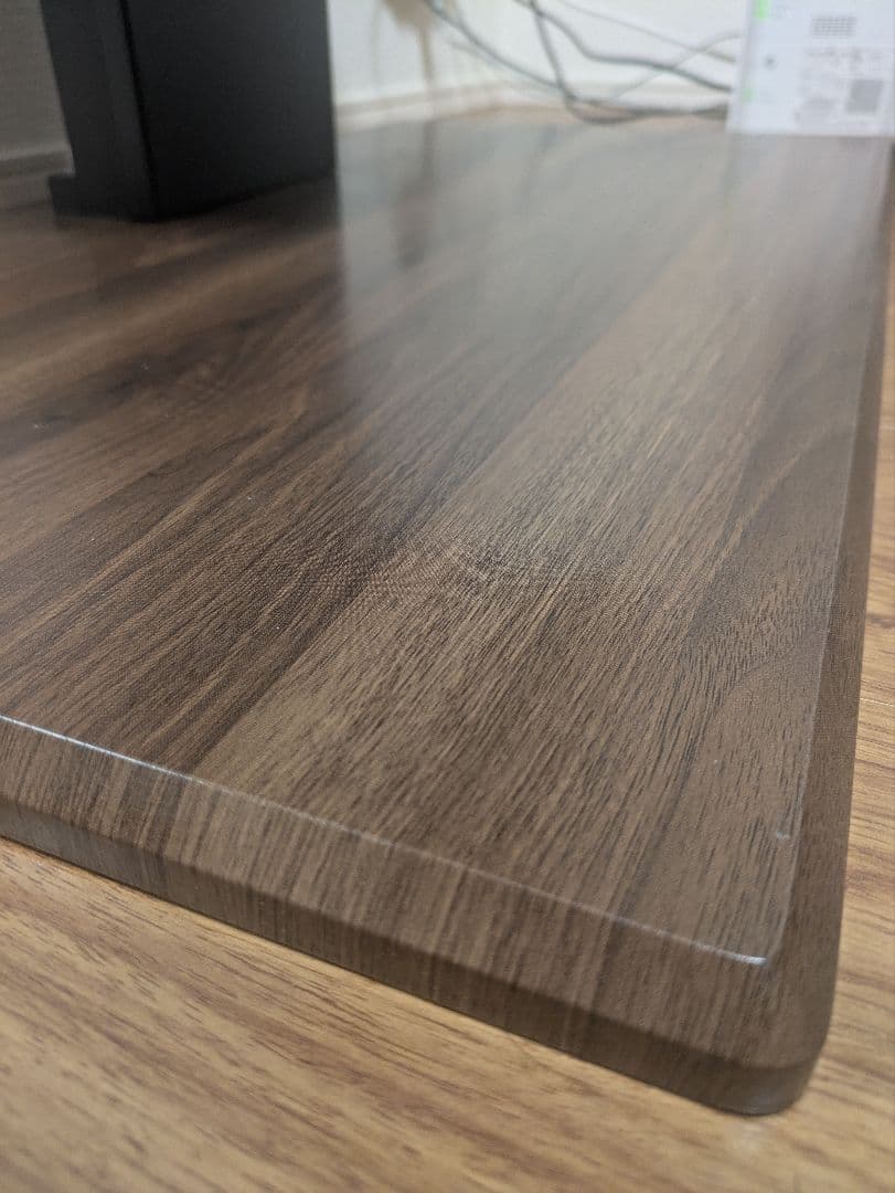 壁寄せテレビスタンド(ニトリHT01MBR/BK)