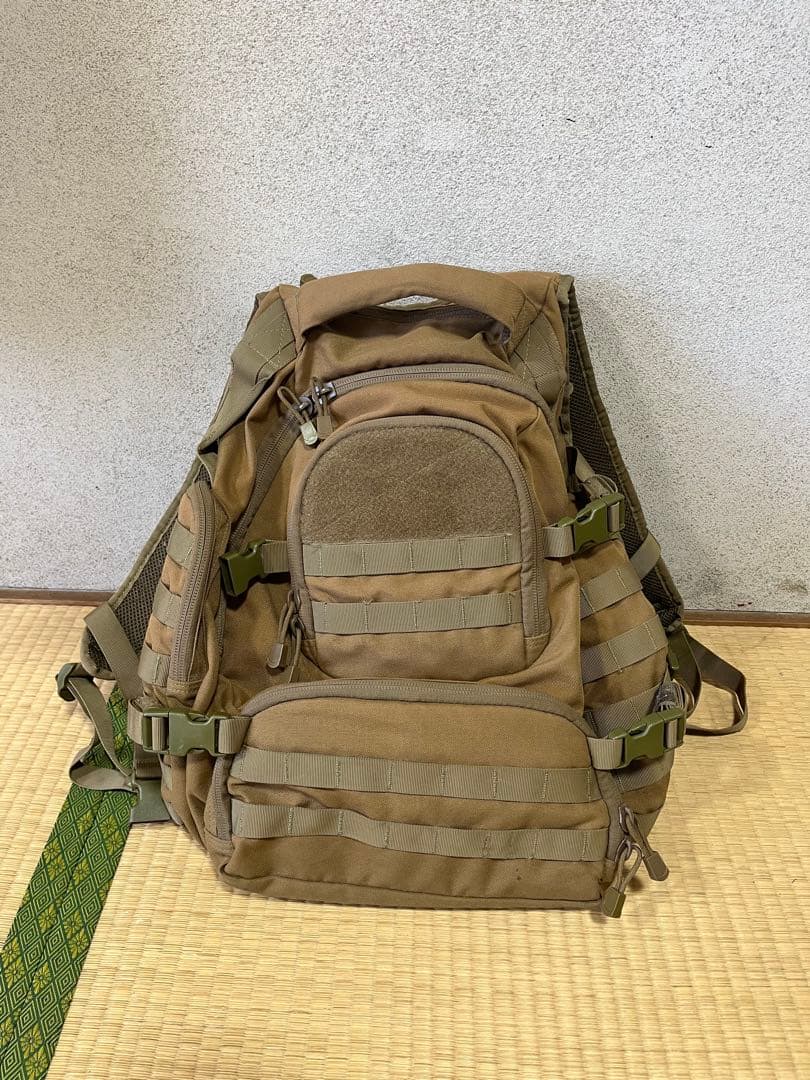 中型ブラウンバックパック モールシステム付き