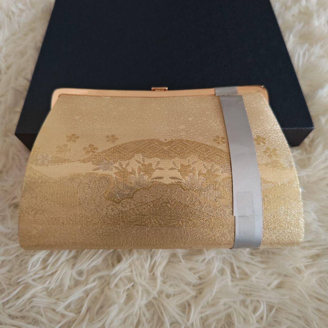 【NORI様】《未使用》佐賀錦　草履バッグセット　ゴールド