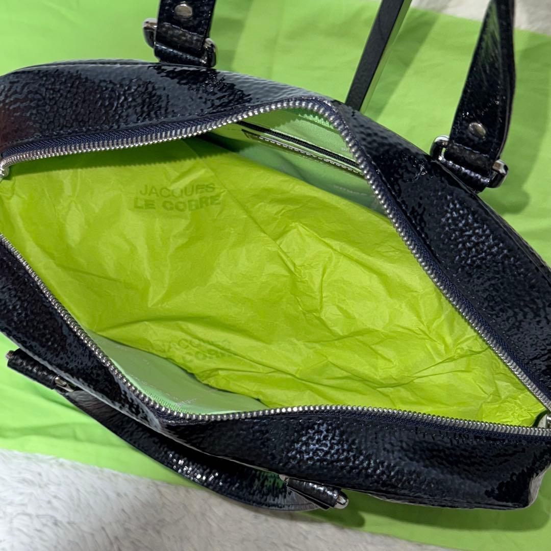 ⭐️新品未使用⭐️　ジャックルコー　リスボン　ハンドバッグ　エナメル　ユニセックス