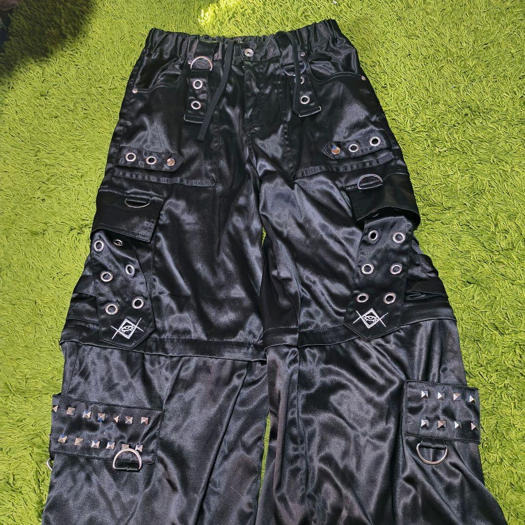 REFLEM【レフレム】2WAYワイドボンテージカーゴパンツ