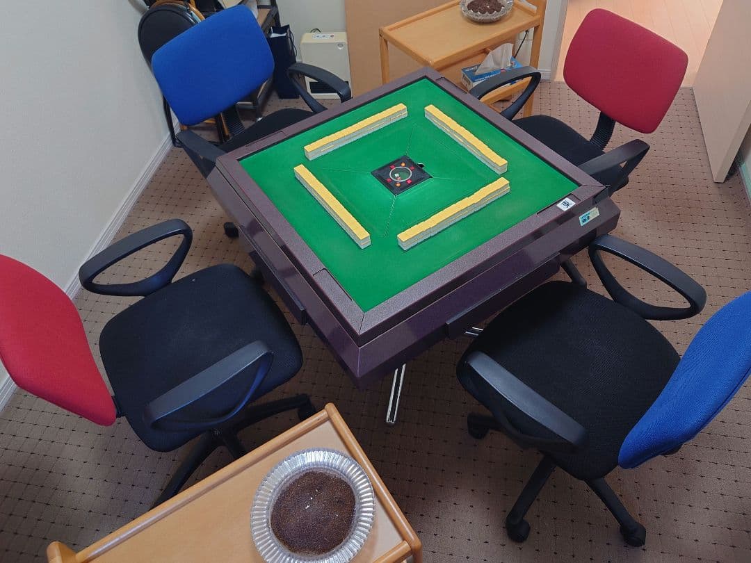 【動作OK】全自動麻雀卓 雀豪 マーク3　椅子&テーブルセット