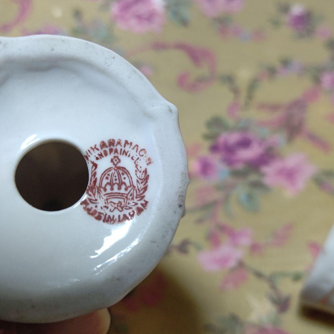 オールドノリタケ フィギュリン ペア チカラマチ