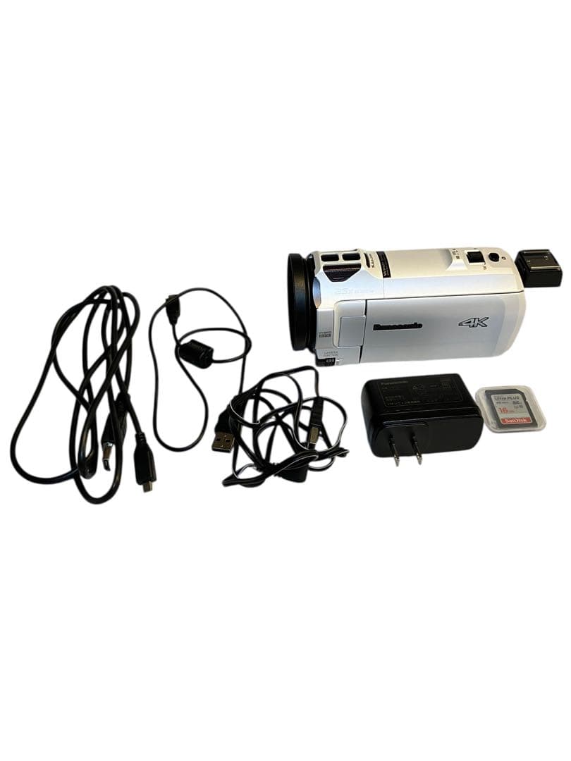 Panasonic HC-VX990M-W 4K ビデオカメラ 25倍ズーム
