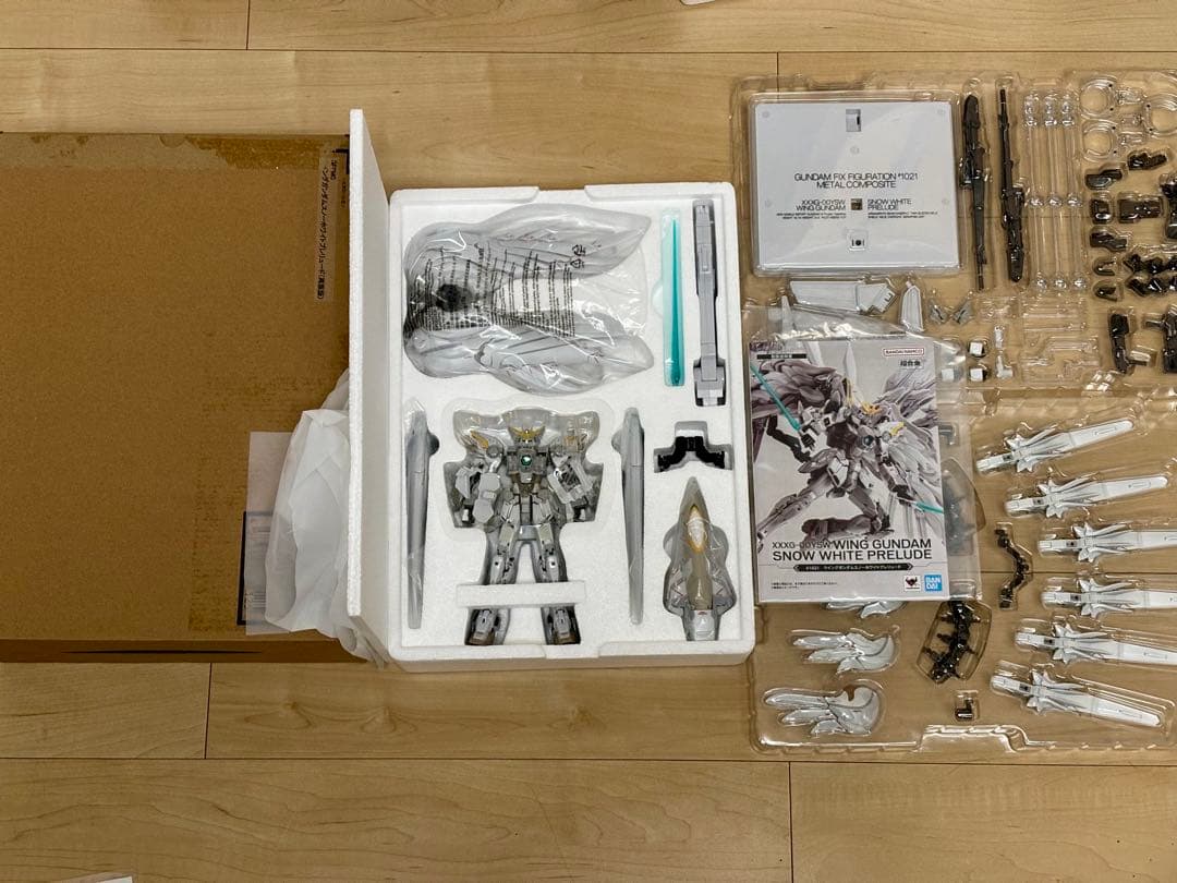 L COMPOSITE ウイングガンダムスノーホワイトプレリュード15周