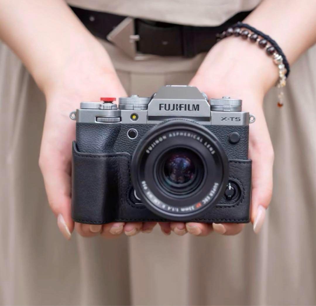 新品 本革カメラケース 富士フイルム FUJIFILM xt5 用