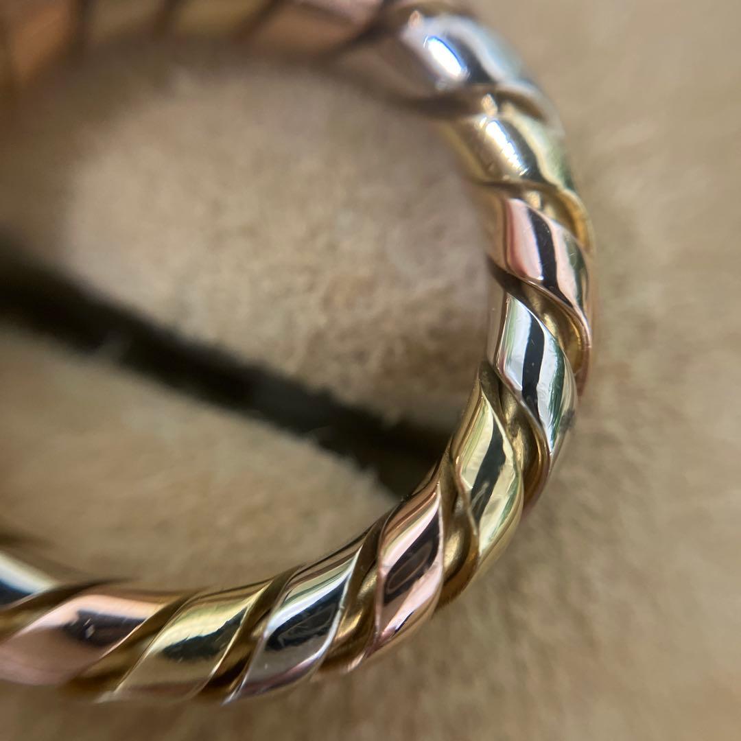 正規品 ブルガリ トゥボガス スリーカラーリング K18 750 4.5g