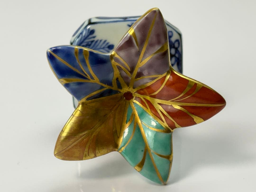 【未使用】 茶道具【高野昭阿弥】作 蓋置 2点まとめ 箱付栞付 R811116