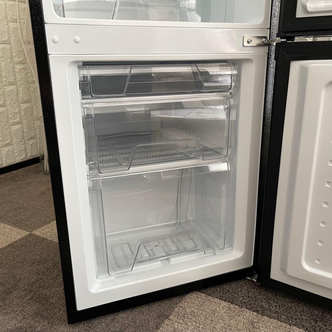 東京23区配送無料✨家電3点セット　ブラック　冷蔵庫　洗濯機　レンジ　美品