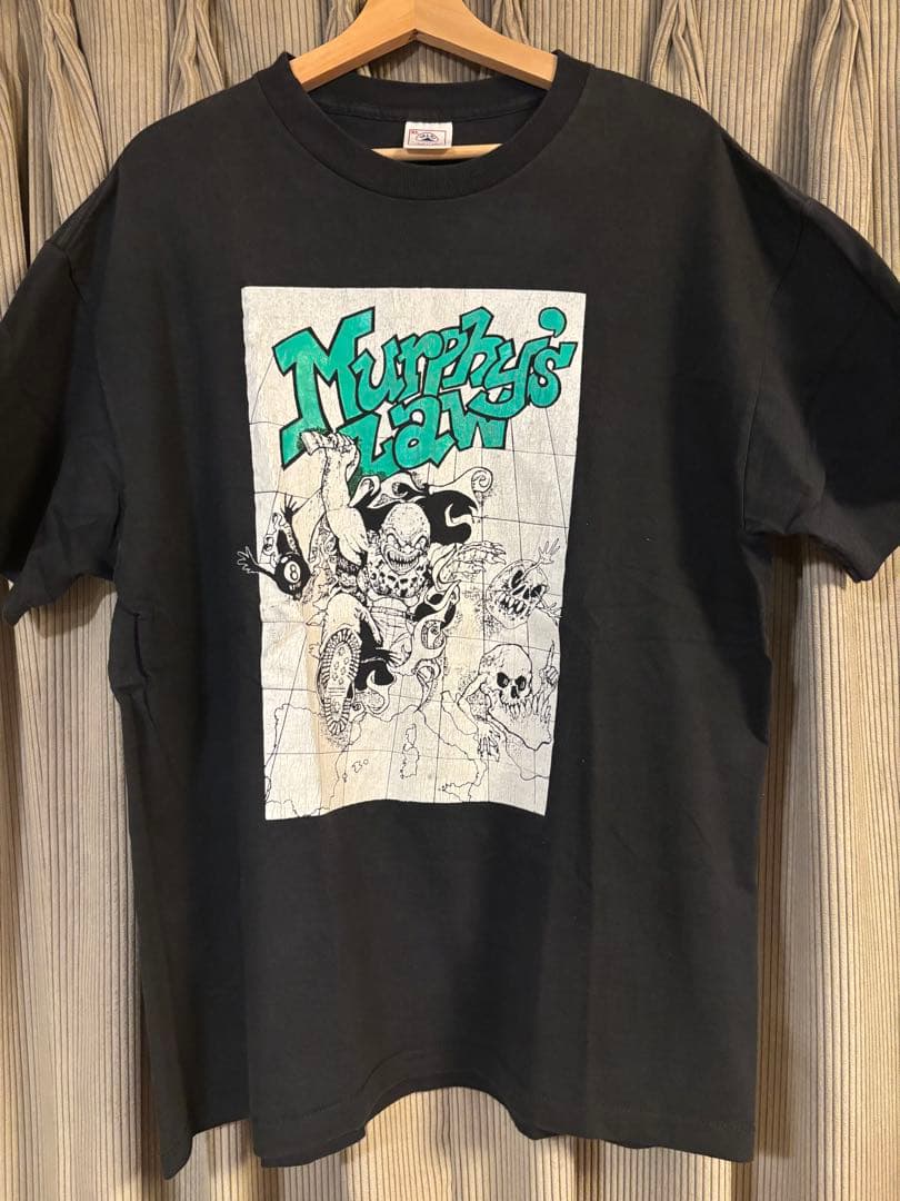 マーフィーズロウ　murphys law 90s ツアーTシャツ　NYHC