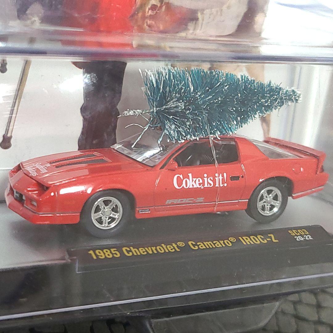 M2マシーン　コカ・コーラ　クリスマス　シボレー　3rd　カマロ 1/64