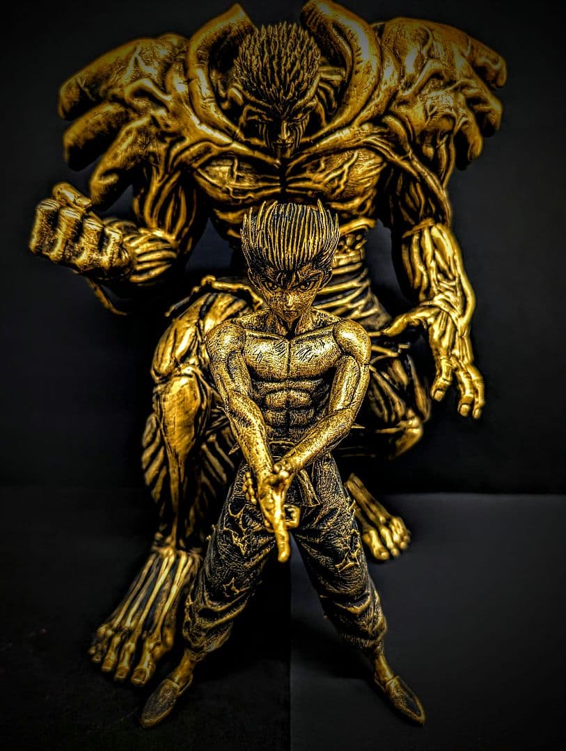 金運100%アップ！黄金リペイント 1番くじ　幽遊白書　戸愚呂弟&浦飯幽助セット