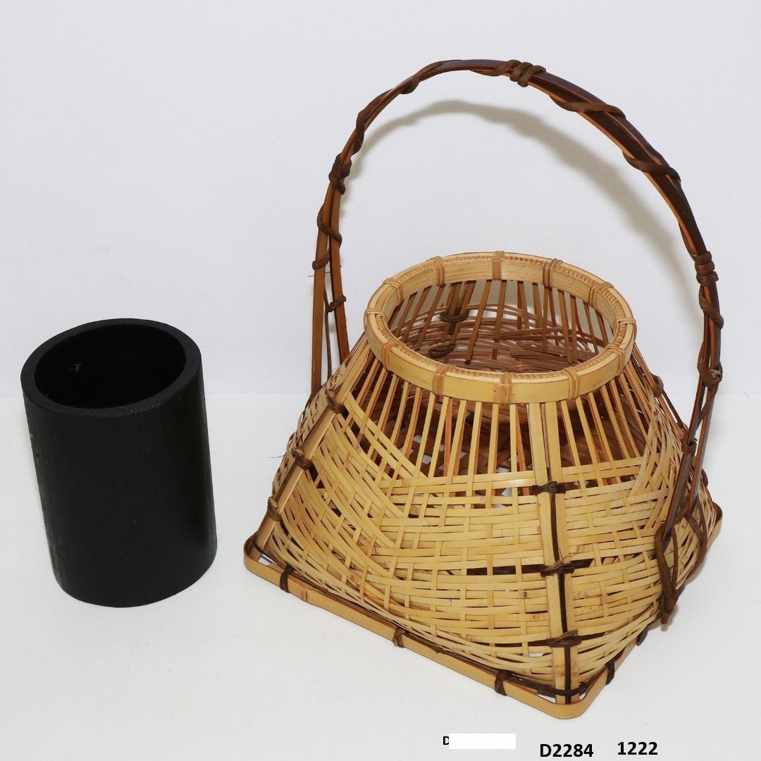 宗全籠　花入れ　花籠　茶道具　茶道具　華道具