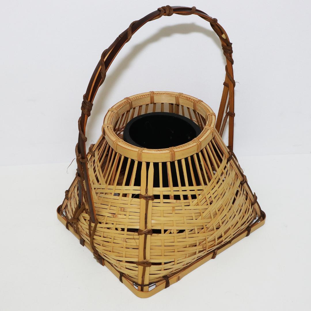 宗全籠　花入れ　花籠　茶道具　茶道具　華道具