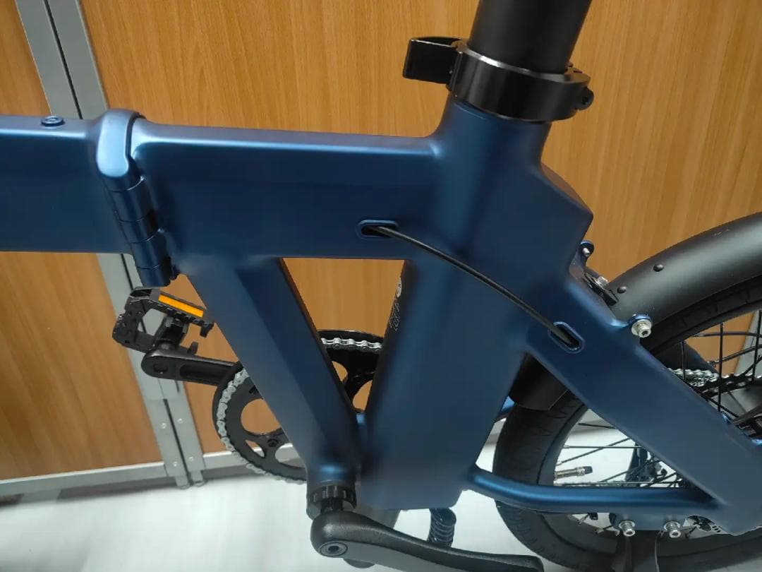 【過去最大割引！】ERWAY A02 折りたたみ電動アシスト自転車　ネイビー