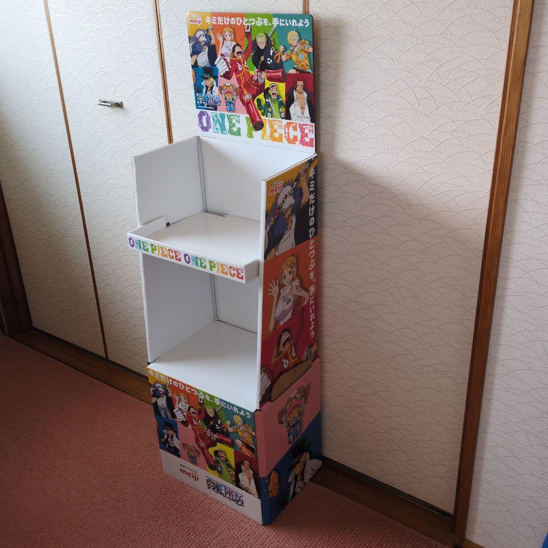 オマケ付き　明治非売品　ワンピースフロア什器×1台