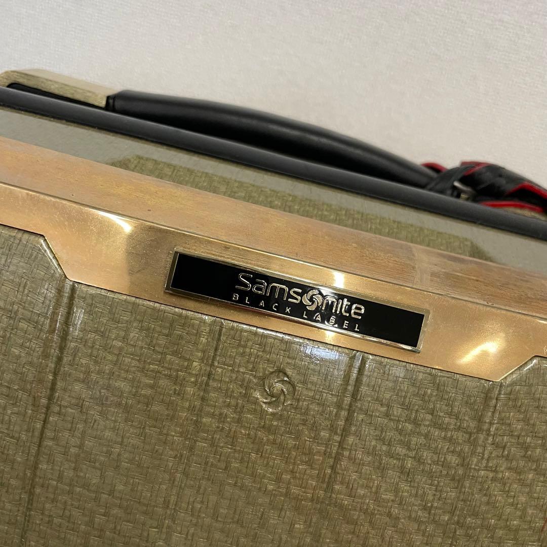 サムソナイト ブラックレーベル 大容量 ゴールド スーツケース