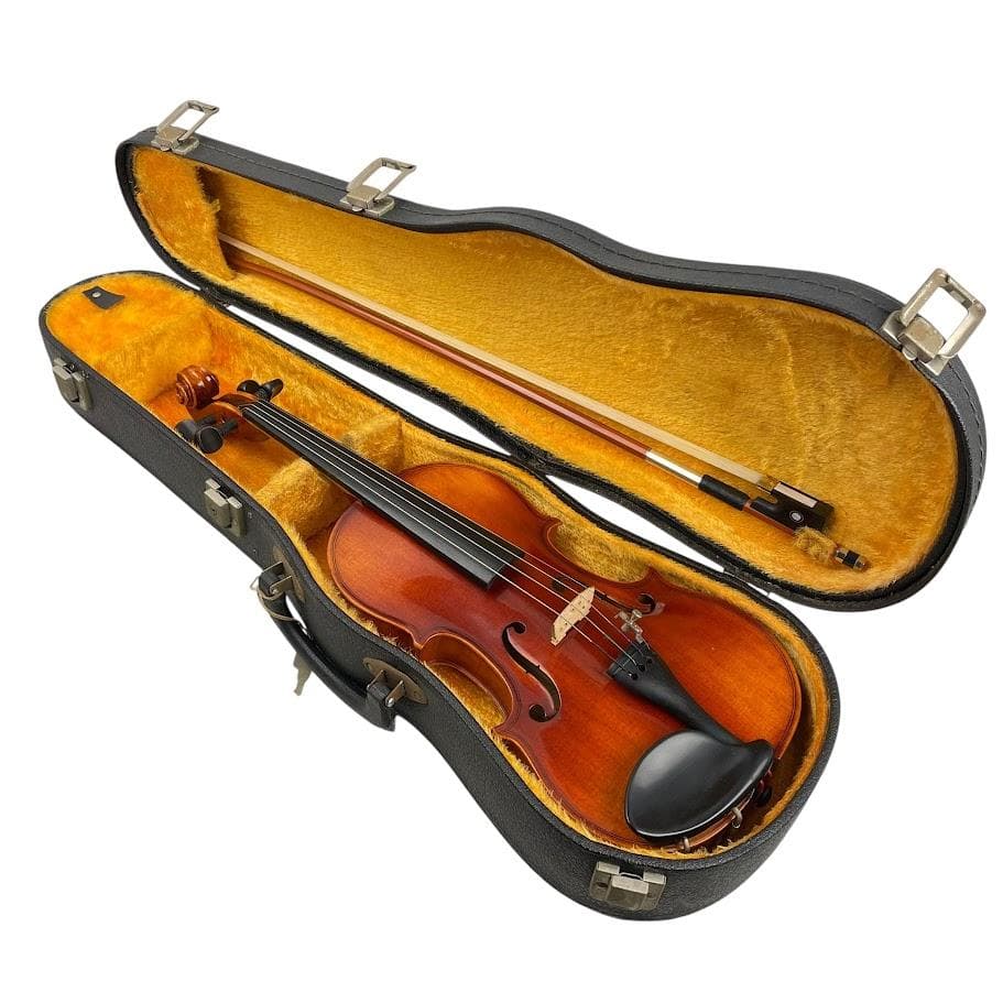 美虎杢●鈴木バイオリン No.330● 1/4 1977年 希少サイズ 一枚板