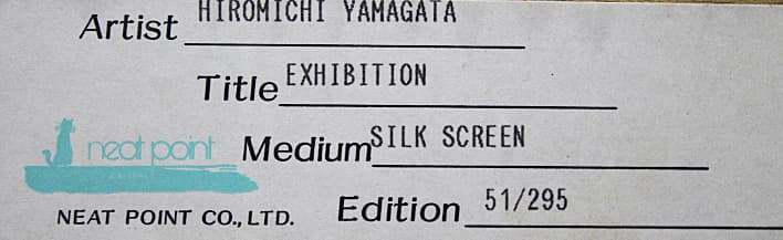 ヒロヤマガタ【エキシビジョン】 シルクスクリーン