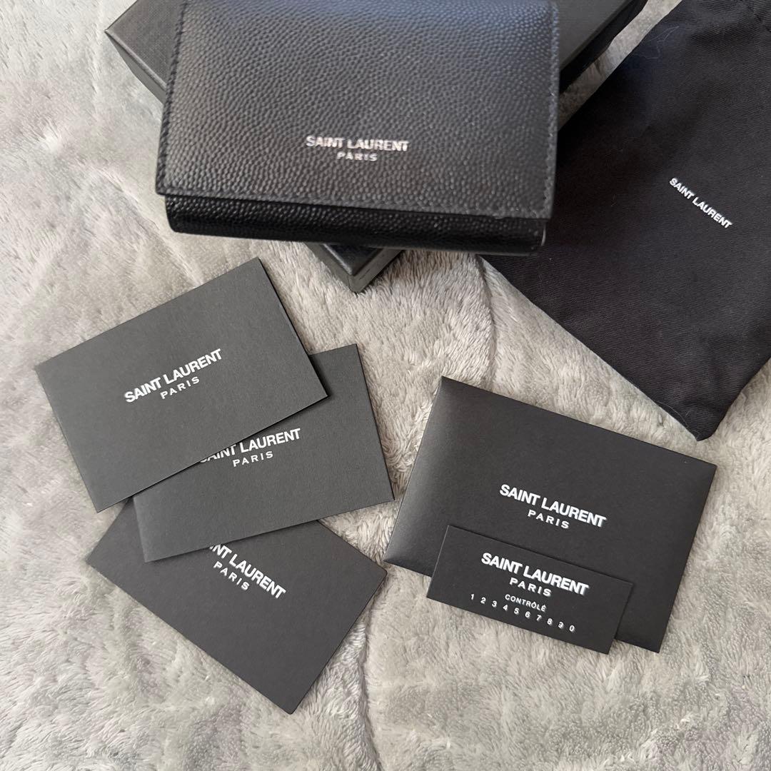 ⭐️新品未使用⭐️　サンローラン　キーケース　6連　ロゴ刻印　ユニセックス　レザー