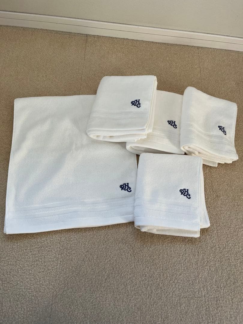 ロンハーマン RHC フェイスタオル　5枚　ホワイト