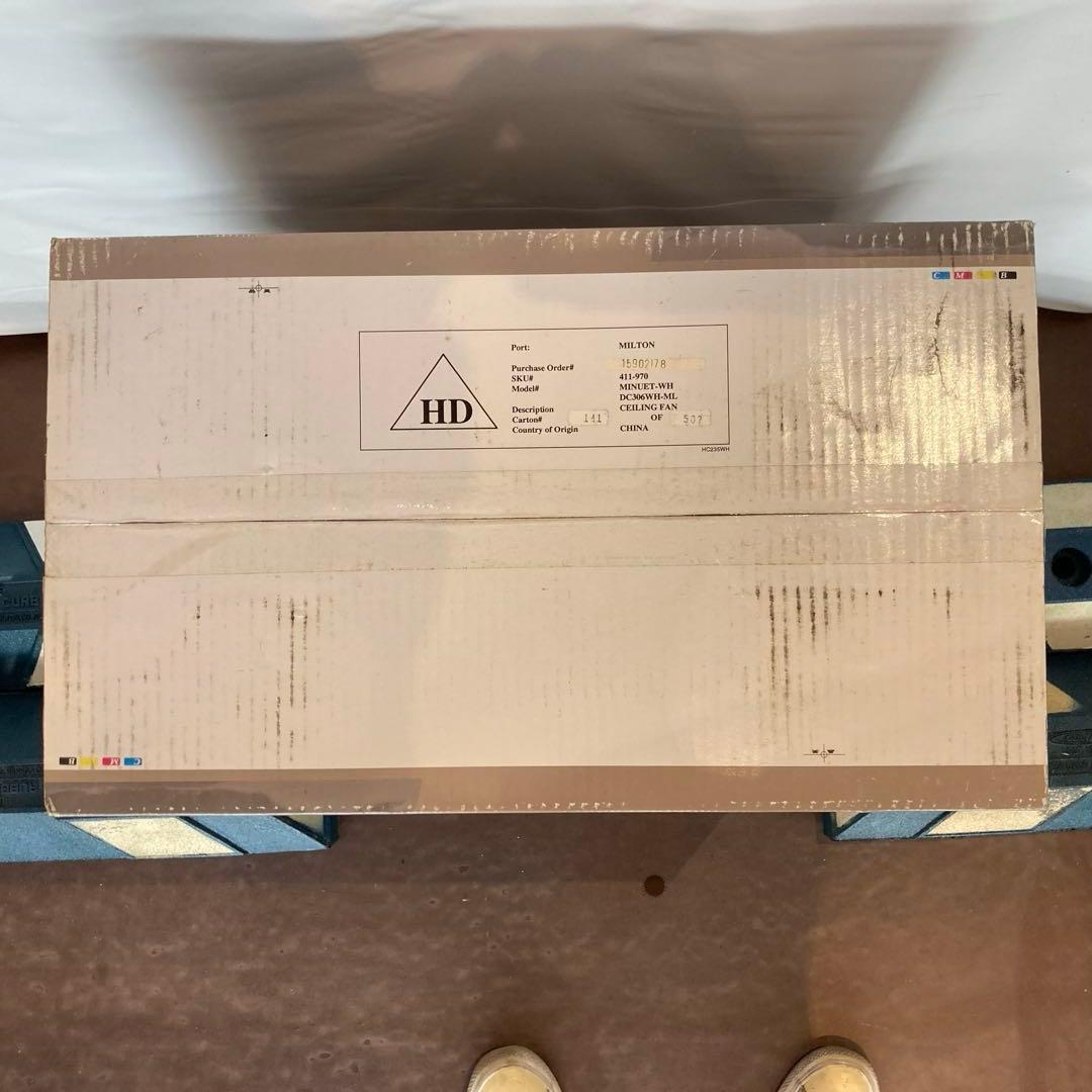 未開封1998Hampton Bay Minuet 30インチ シーリングファン