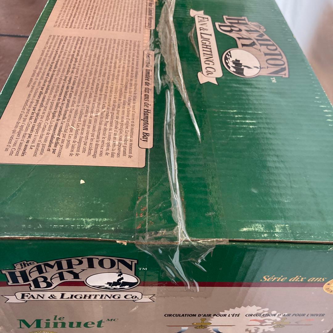 未開封1998Hampton Bay Minuet 30インチ シーリングファン