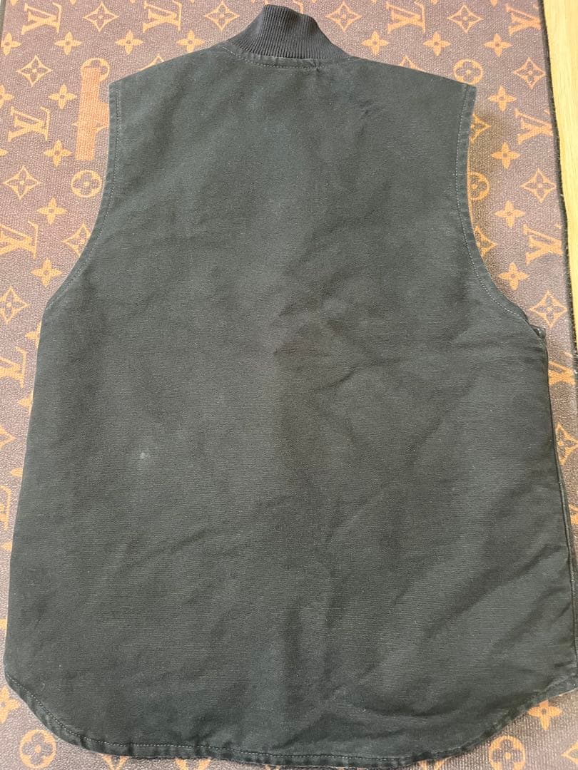 Carhartt ブラック ジップアップベスト