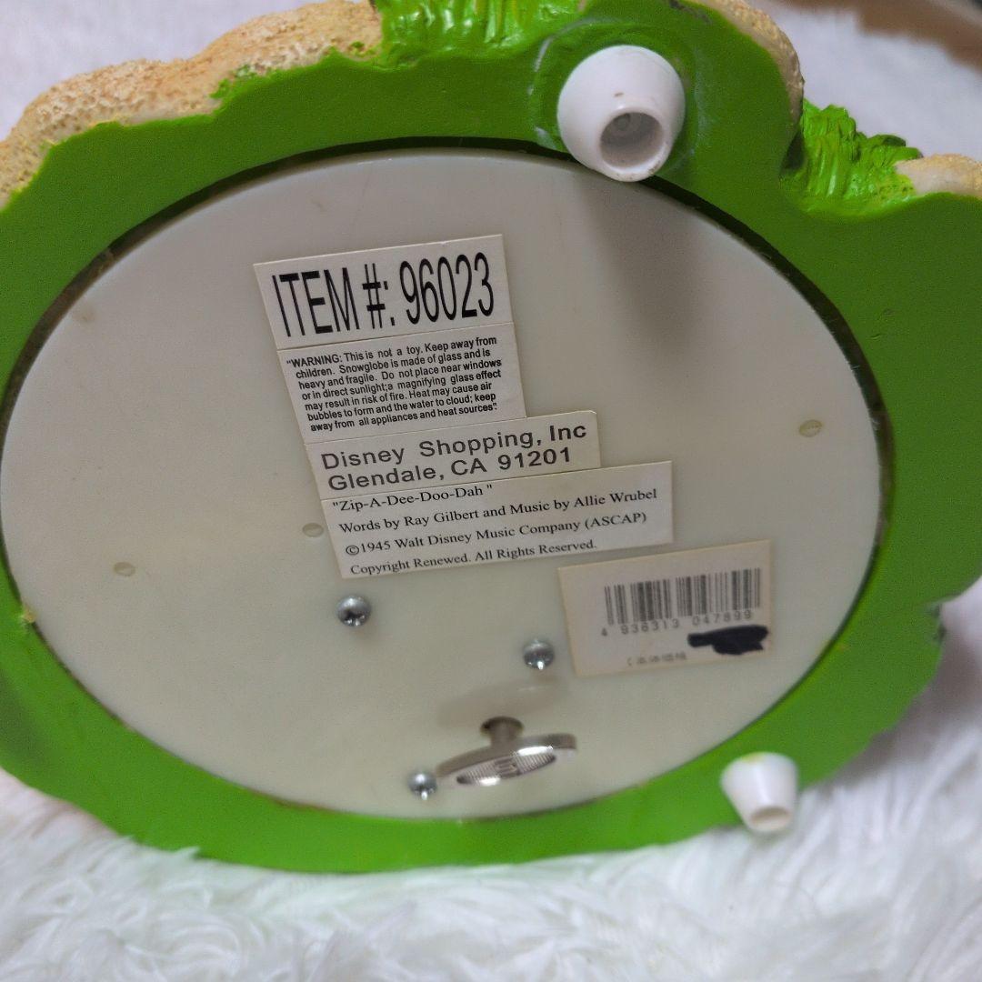 オルゴール　ミッキーのゴルフ　スノードーム