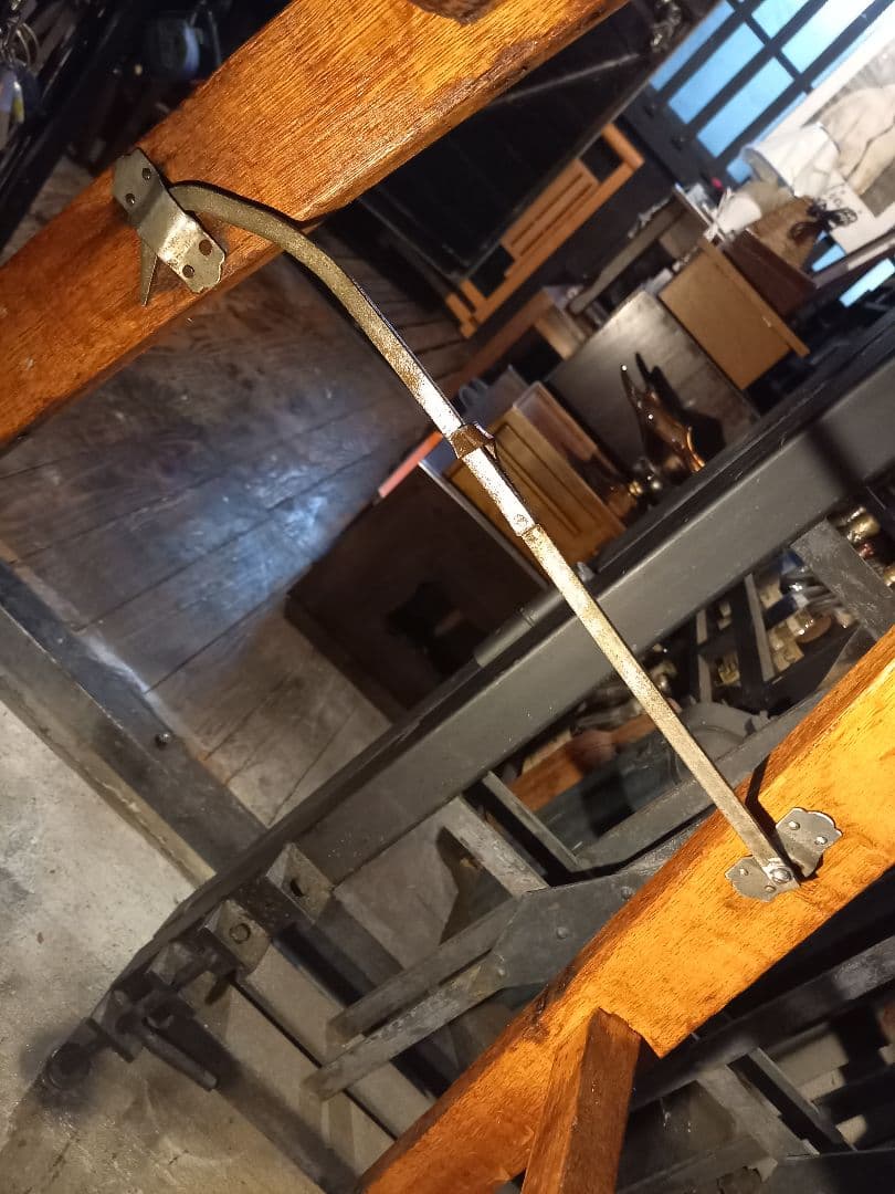 1960's　ヴィンテージ　ナチュラル　オーク　ウッド　ラダー　正直脚立　８号