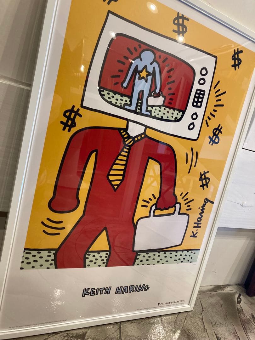 キースヘリングkeith haringアートポスター プレイボーイコレクション