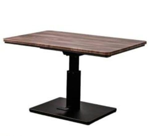 昇降式こたつテーブル　120cm×80cm　布団無しで使える　昇降式テーブル