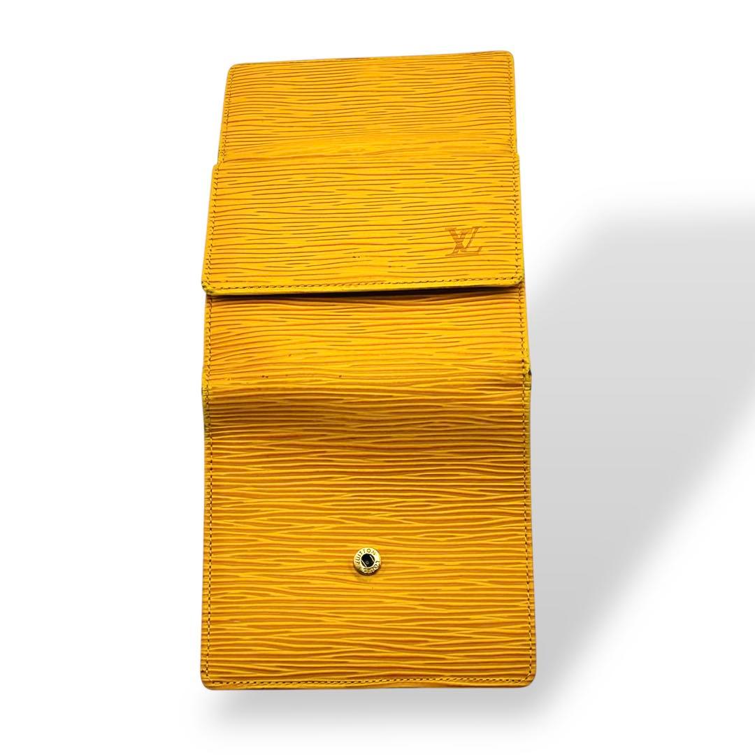 【美品】Louis Vuitton エピレザー　エリーズ　 三つ折り財布 鑑定済