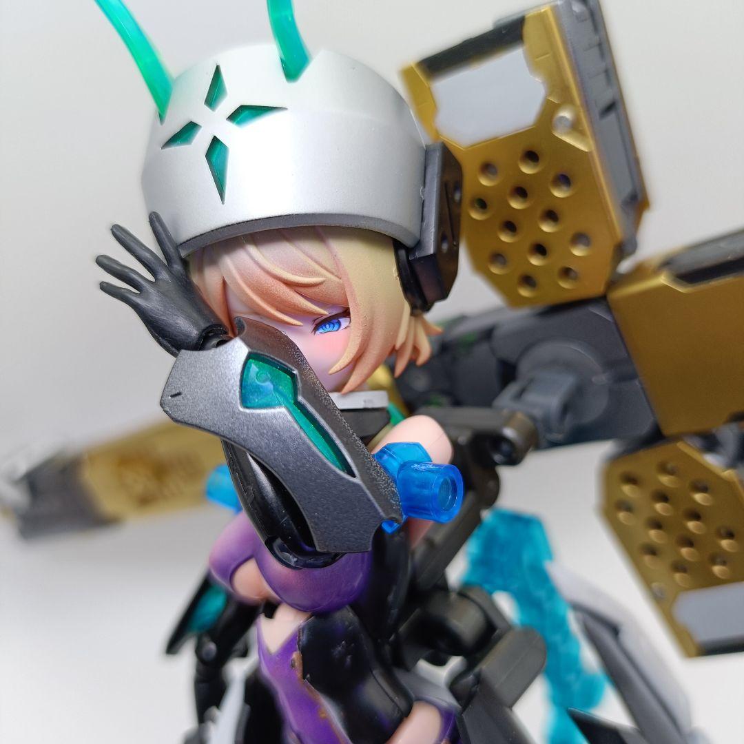 メガミデバイス　エクソシスト WIDOW バイクライダー　プラモデル　塗装完成品