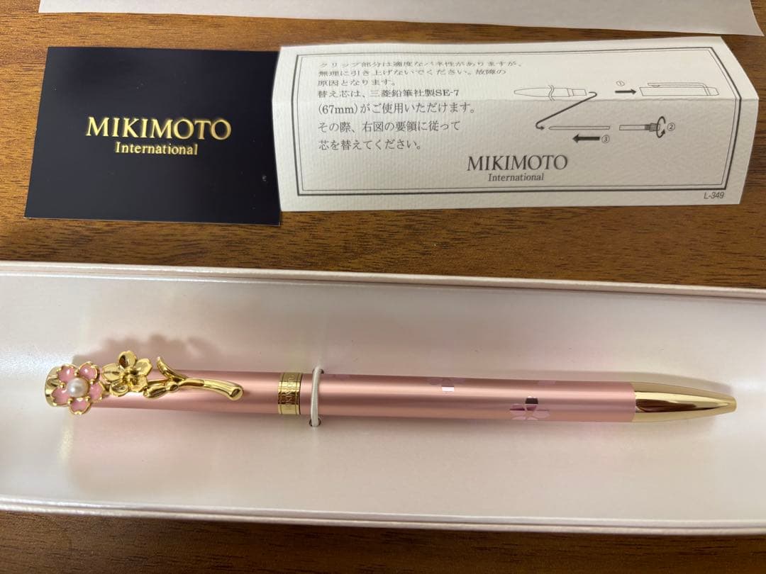 MIKIMOTO 桜モチーフ ボールペン限定品