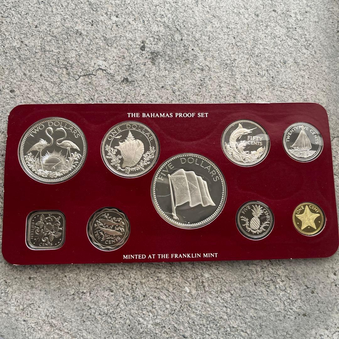 銀貨　バハマ プルーフセット 1976年